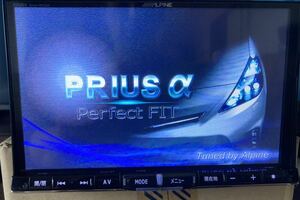 [2016 year version ] Alpine X008V Prius α previous term new goods Perfect Fit new goods GPS built-in digital broadcasting antenna original back camera conversion stereo Limo manual 