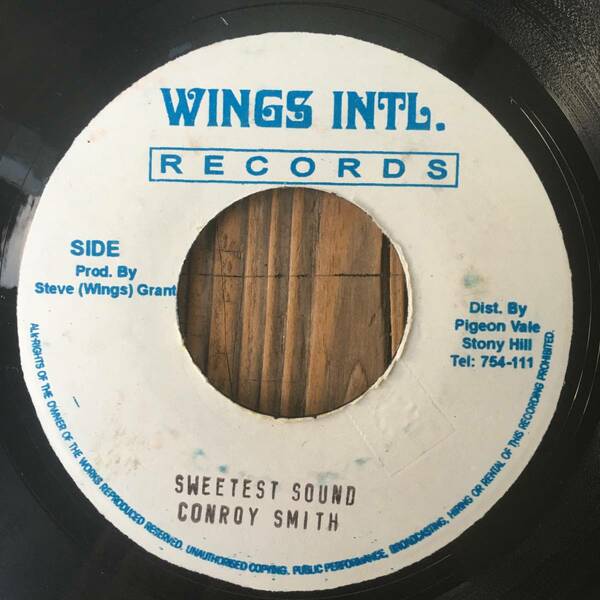 ★送料込み！試聴！両A面！Big Bad Sound Killa【Conroy Smith/Sweetest Sound/Pad Anthony/Sound Boy Sentence】7inch Wings Intl Repress