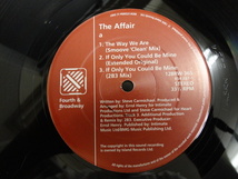 The Affair - The Way We Are メロディアス UK R&B 12EP If Only You Could Be Mine / Take My Love / Think It Over 収録　視聴_画像1