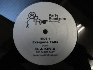 D.J. Kev-G - Everyone Falls オリジナル原盤 12 超揚げPARTYサウンド12 SWV / RIGHT HERE & TANTO METRO / EVERYONE FALL IN LOVE 使い！