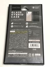 匿名送料込み iPhoneXR用カバー ガラスハイブリッド ケース ゴールド 金色 鏡面ミラー 新品 iPhone10R アイホンXR アイフォーンXR/NV7_画像6