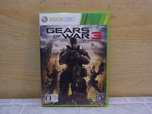 △E/367●エピックゲームズ EPIC GAMES☆ギアーズ・オブ・ウォー3 GEARS OF WAR 3☆XBOX360用ソフト☆中古品_画像1