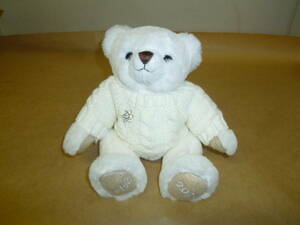 *Canal 4*C kana ru4*C 2021 teddy bear soft toy white sweater brooch total length approximately 22. postage 350 jpy ~.. white Bear 