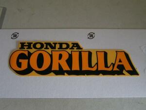 * Honda original original old Gorilla tanker decal 2 sheets new goods waste number goods restore . stock .Z50J Monkey Dux Chaly 