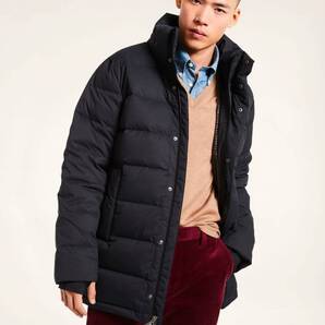Brooks Brothers テキスチャードポリエステル ダウンジャケット ブラック Mサイズ