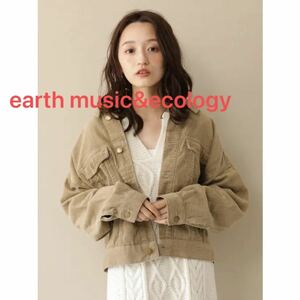 新品未使用 earth music&ecology COTTON USAコーデュロイ(BIG Gジャン)