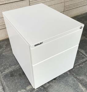 [ beautiful goods ]bisley screw re-pedestal sidepete start ru side records out of production key attaching with casters .2 step cabinet drawer office work office storage 