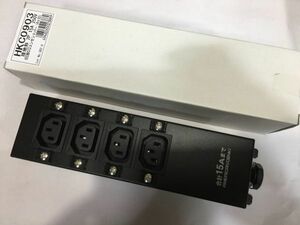 電子部品、パーツなど・・/　接地型　HKC0903 IEC型C13コンセントバー　４口 2P 15A 250V アメリカン電機　RA26A　1-4