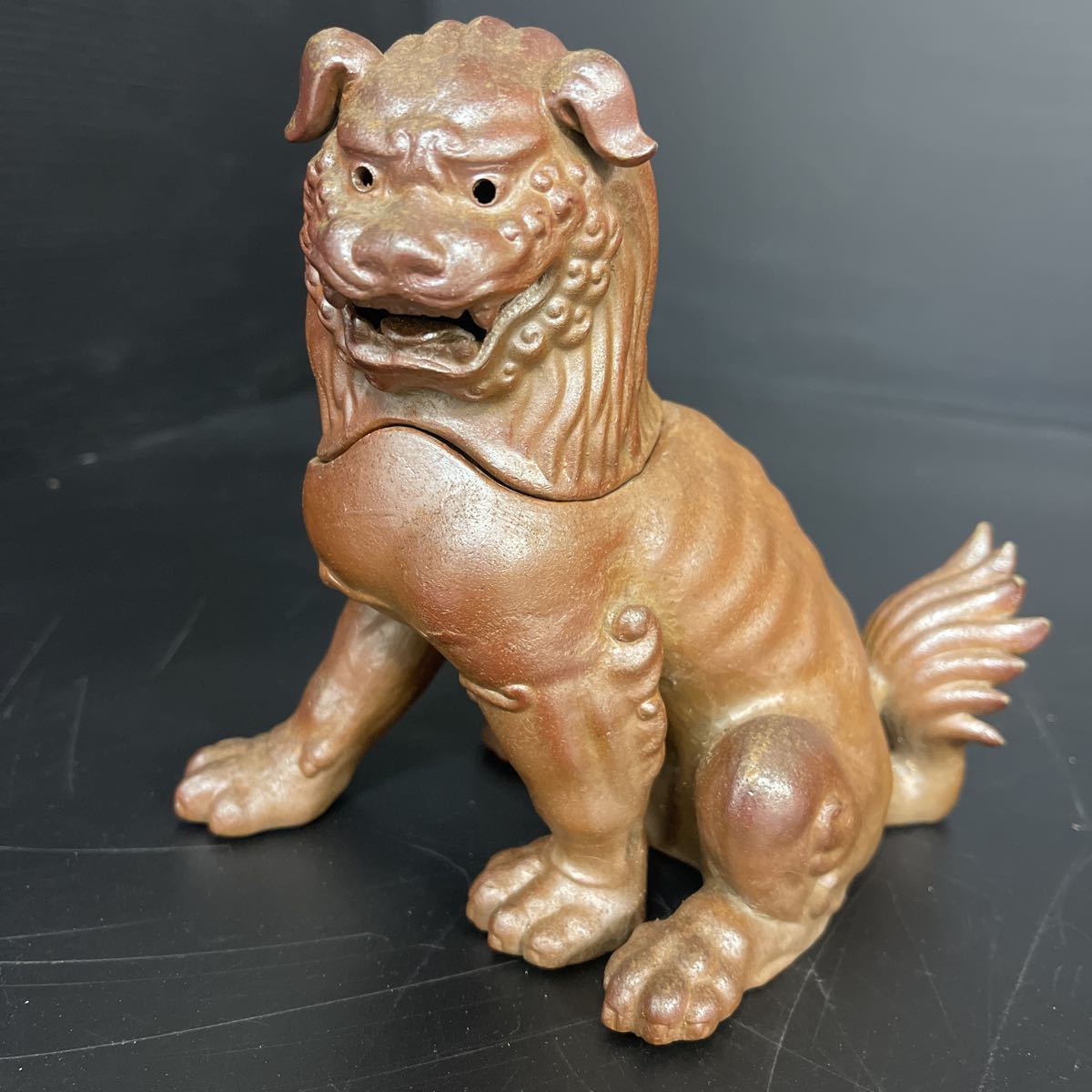 ヤフオク! -「備前焼 狛犬」(備前) (日本の陶磁)の落札相場・落札価格