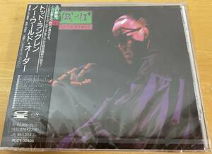 ◎TODD RUNDGREN / No World Order ※国内盤・SAMPLE CD・未開封・未使用【 CANYON INTERNATIONAL PCCY-00405 】1993/01/21発売 / 見本盤