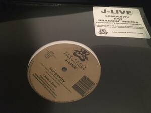 【12”】US盤デッドストック未開封！J-Live / Braggin' Writes