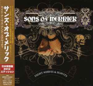 ＊中古CD SONS OF MERRICK/TIGHT NERVES＆SUAVITY 2012年作品1st国内盤ボーナストラック収録 U.K HARDROCK MOTORHEAD ANGEL WITCH VENOM