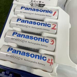 ★☆通電確認済み/Panasonic/パナソニック eneloop K-KJ22MCC84 充電式ニッケル水素電池 エネループ 充電器セットの画像6