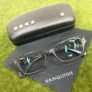 ★☆VANQUISH/ヴァンキッシュ 眼鏡/メガネ/めがね VQ-5002 5317-146 専用メガネケース/クロス付