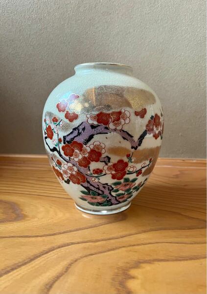 九谷焼　明陶　花器　花瓶　壺