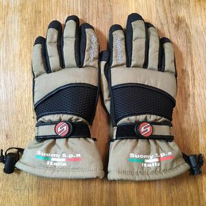 Suomy S.p.a Italia Gloves スオーミー ウインター グローブ L/Mサイズ バイク ツーリング ユーズド