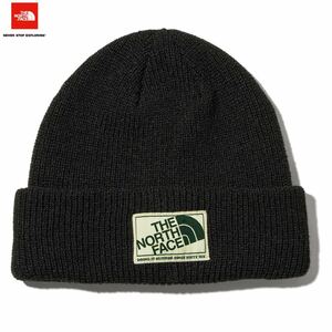 THE NORTH FACE Stitchwork Beanie Black ザ ノースフェイス ステッチワーク ビーニー ブラック／黒 ニット キャップ NN42236-K／Free Size