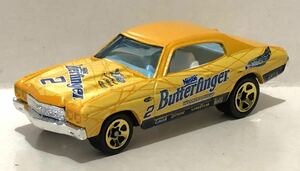 ラスト 1970 Chevrolet Chevelle SS シボレー シェベル スーパー スポーツ Chevy GM Butter Finger バターフィンガー 2002 Yellow イエロー