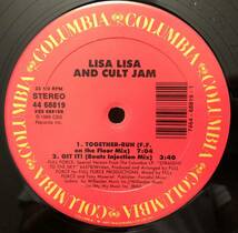 レア 1989 Lisa Lisa & Cult Jam / Just Git It Together Full Force UTFO Remix Original US 12 Columbia Latin Freestyle 80s Hip House_画像3