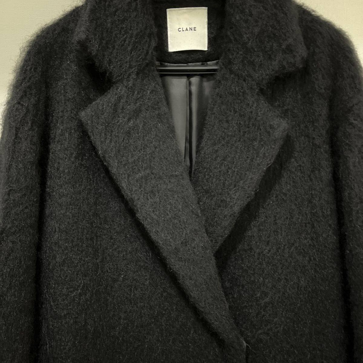CLANE クラネ シャギーウール モヘヤ ロングコート www