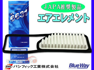 タント L375S L385S LA600S LA610S エアエレメント エアー フィルター クリーナー パシフィック工業 BlueWay