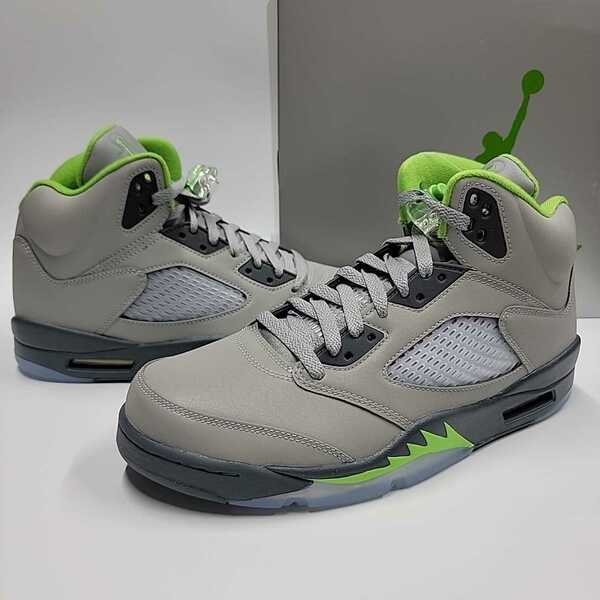 28.5㎝ ナイキ エアジョーダン5 グリーンビーン DM9014-003 新品 未使用品 Nike Air Jordan 5 Green Bean