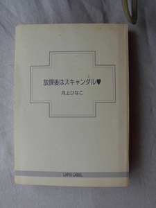 I　　放課後はスキャンダル　☆月上ひなこ/こうしま奈月☆　文庫ノベルズ