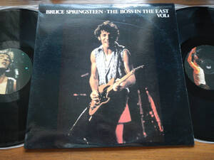 【LP】BRUCE SPRINGSTEEN(TBS22485背上下絞ジャケ米国製記載1985年2枚組THE BOSS IN THE EAST VOL1)