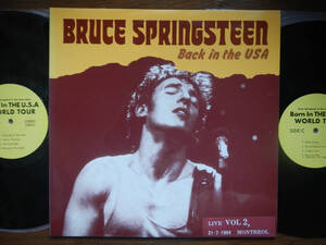 【LP】BRUCE SPRINGSTEEN(SB004日本製JISマーク刻印盤2枚組 MADE IN JAPAN 1984年?BACK IN THE USA)