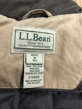 L.L.Bean エルエルビーン ダウンベスト オイル生地 ブラウン Mサイズ アウトドアウェア_画像4