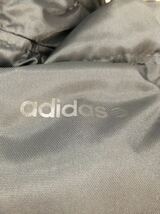 アディダス ネオ adidas NEO LABEL ダウンジャケット ダウンコート ナイロン ブラック Mサイズ 収納フード付き_画像3