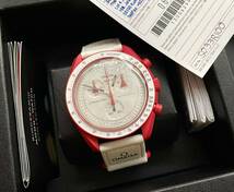 SWATCH OMEGA / BIOCERAMIC / MOONSWATCH / MISSION TO MARS / SO33R100_画像6