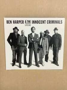 送料無料 BEN HARPER & THE INNOCENT CRIMINALS「LIFELINE」輸入盤 紙ジャケット仕様