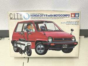 新品　未開封品　未組立　タミヤ　HONDA CITY R with MOTOCOMPO ホンダ　シティ　モトコンポつき　1/24　プラモデル　希少　レア　630