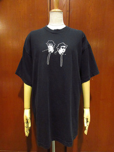 ビンテージ90's●BLUES BROTHERSプリントコットンTシャツ黒size XL●220926i5-m-tsh-ot 1990sブルース・ブラザース