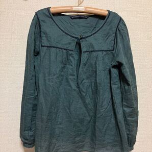 SPICK AND SPAN スピックアンドスパン シャツ ブラウス 緑 日本製