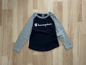 ★ Champion 長袖Tシャツ 120㎝ ★ロンT★キッズ 子供服 男の子★グレー 紺 ネイビー★