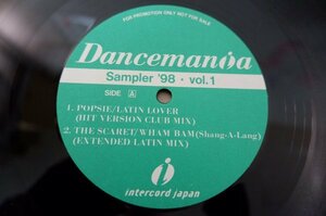 R7-007＜12inch＞「Dancemania / Sampler’98 VOL.1」POPSIE / LATIN LOVER・E-ROTIC / THE WINNER TAKES IT ALL 他