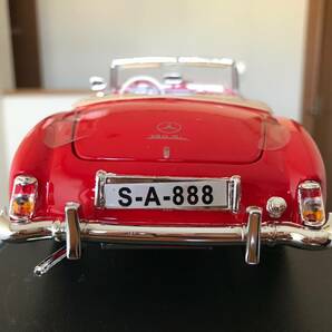 希少 レア Maisto マイスト 1:18 6+ 1955 Mercedes-Benz 190SL 赤 ベンツの画像7