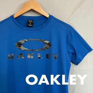 オークリー OAKLEY 半袖　Tシャツ　ファッション　衣類　ビッグロゴ トレーニングウェアー スポーツウェアー ジムウェアー　Sサイズ