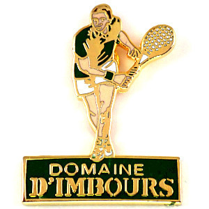  pin badge * strike . return tennis player * France limitation pin z* rare . Vintage thing pin bachi