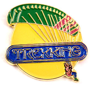  pin badge * paraglider pala Shute flight trekking mountain ..* France limitation pin z* rare . Vintage thing pin bachi