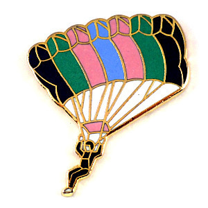  pin badge *pala Shute . under paraglider empty middle sport flight * France limitation pin z* rare . Vintage thing pin bachi