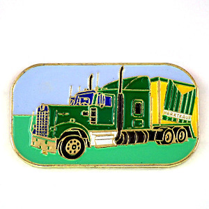 Значок для штифта / зеленый грузовик крупная автомобиль немецкая компания ◆ French Limited Pins ◆ Редкая винтажная партия штифта