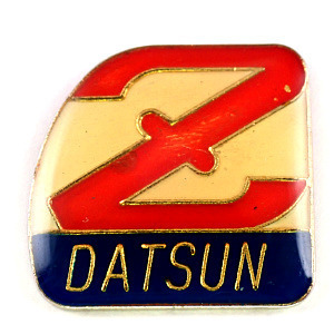  значок * Datsun красный Z Nissan * Франция ограничение булавка z* редкость . Vintage было использовано булавка bachi