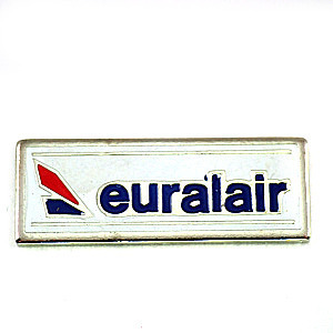 Значок штифта / самолет Eurne Air Airlines ◆ France Limited Pins ◆ Редкая винтажная штифта