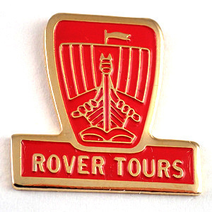  pin badge * Rover car bai King. boat. Logo red * France limitation pin z* rare . Vintage thing pin bachi