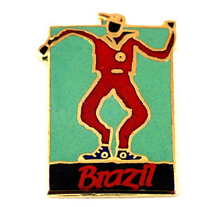  pin badge * Brazil music Dan sa-. man basket shoes shoes * France limitation pin z* rare . Vintage thing pin bachi
