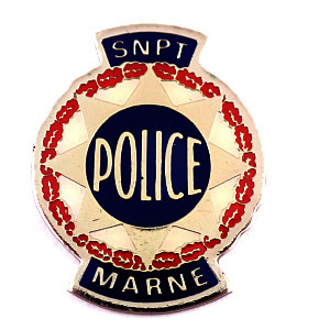  pin badge * maru n prefecture. police Police star Star * France limitation pin z* rare . Vintage thing pin bachi