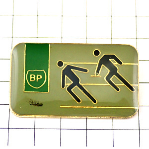  pin badge * Runner land player relay baton Touch . mileage BP kerosene * France limitation pin z* rare . Vintage thing pin bachi